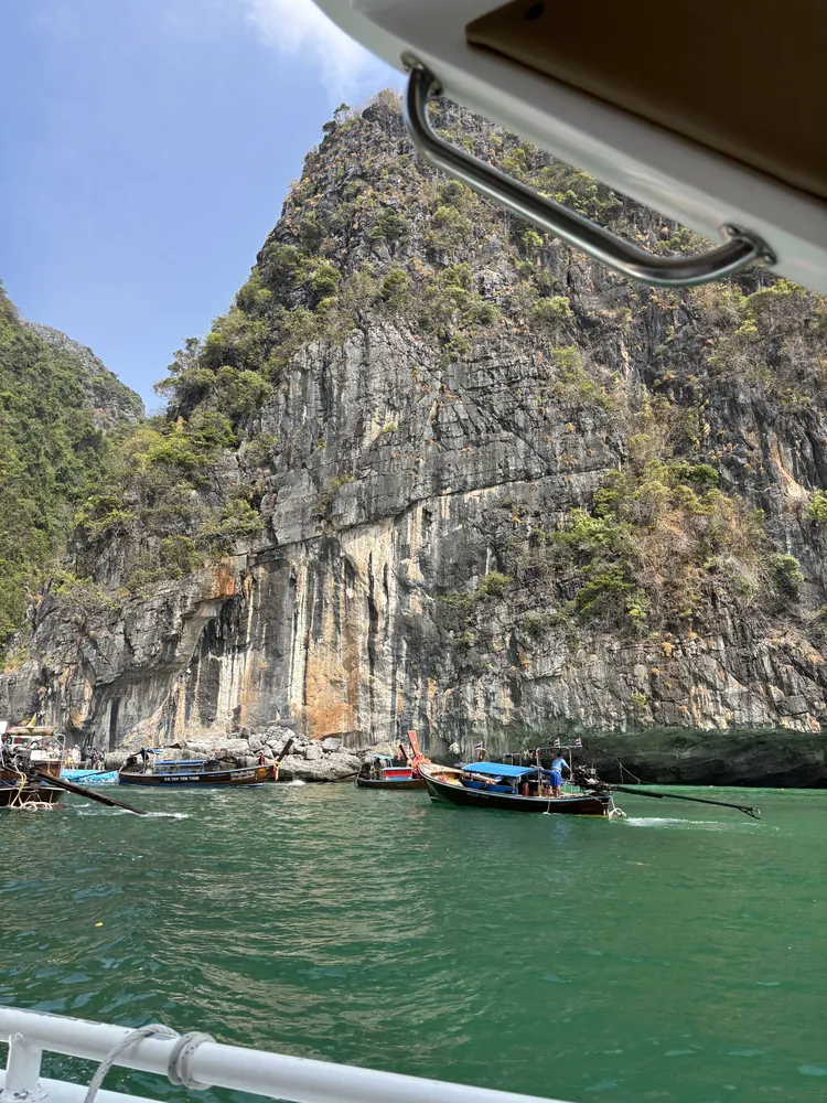 Limestone cliffs around Maya Bay, Phuket